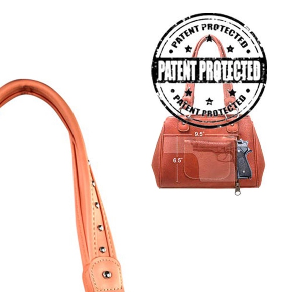 NEW Studded Conceal Carry Purse - Picture 3 of 7